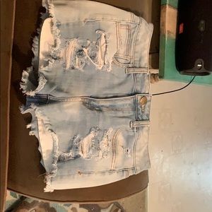 American eagle jean shorts